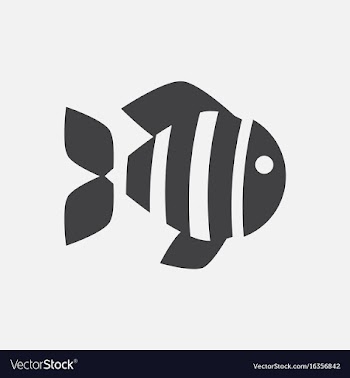 Sea fish vector image