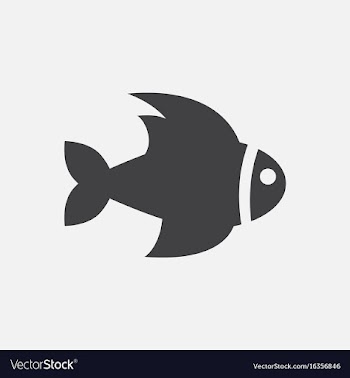 Sea fish vector image