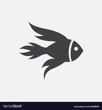 Sea fish vector image