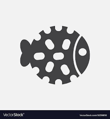 Sea fish vector image