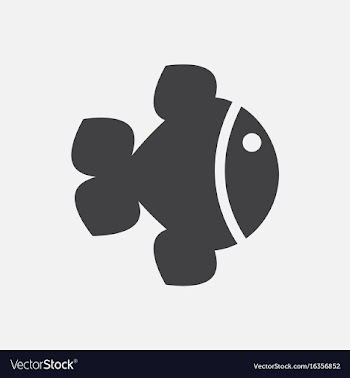 Sea fish vector image