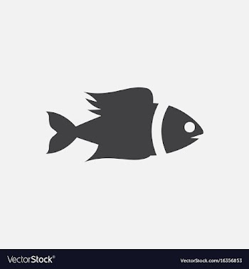 Sea fish vector image