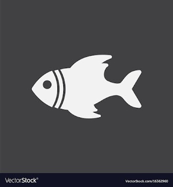 Sea fish vector image