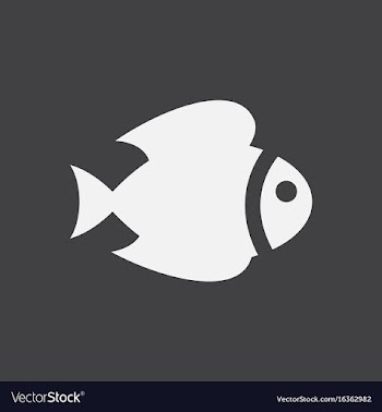 Sea fish vector image