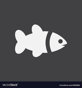 Sea fish vector image