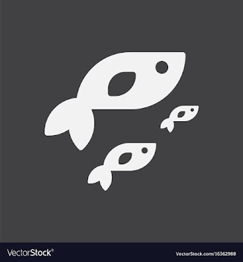 Sea fish vector image
