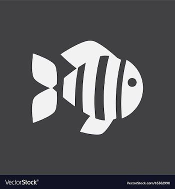 Sea fish vector image