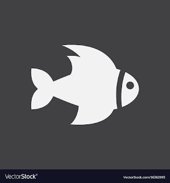 Sea fish vector image