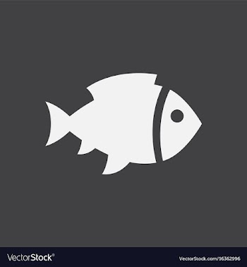 Sea fish vector image
