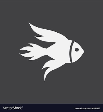 Sea fish vector image
