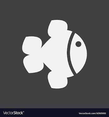 Sea fish vector image