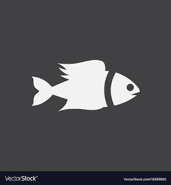 Sea fish vector image