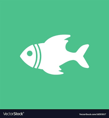 Sea fish vector image