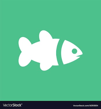 Sea fish vector image