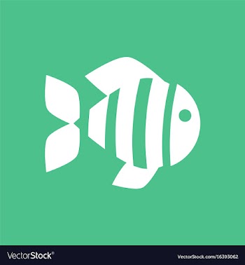 Sea fish vector image