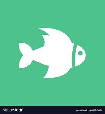 Sea fish vector image