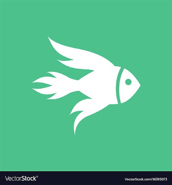 Sea fish vector image