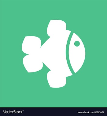 Sea fish vector image