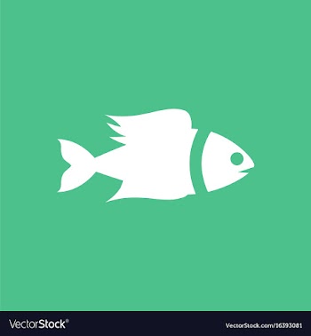 Sea fish vector image