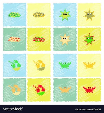 Sea life and underwater seabed animals collection vector image