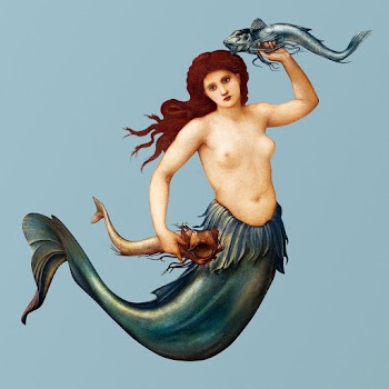 Sea-Nymph psd illustration, remixed from… | Free stock illustration | High Resolution graphic