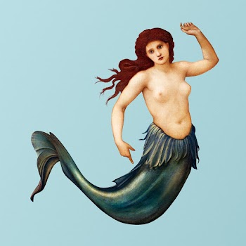 Sea-Nymph psd illustration, remixed from… | Free stock illustration | High Resolution graphic