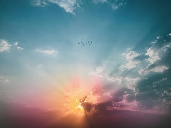 Sea of Clouds Sunrise Wallpaper