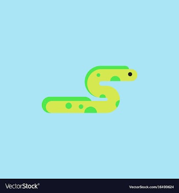Sea snake vector image