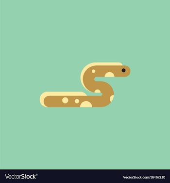 Sea snake vector image