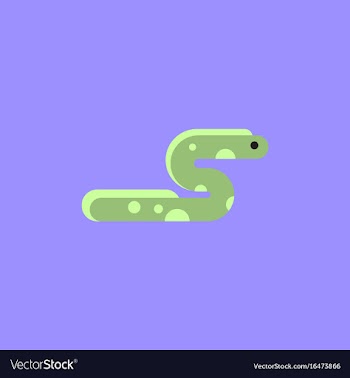 Sea snake vector image