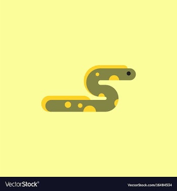 Sea snake vector image