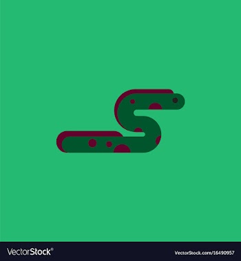Sea snake vector image