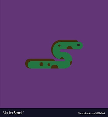 Sea snake vector image