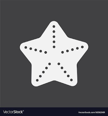 Sea star caribbean starfish vector image