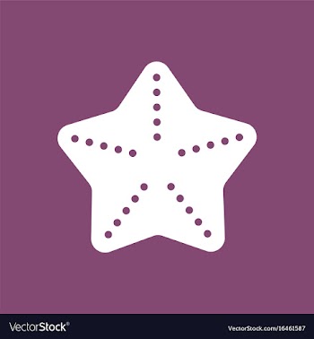 Sea star caribbean starfish vector image