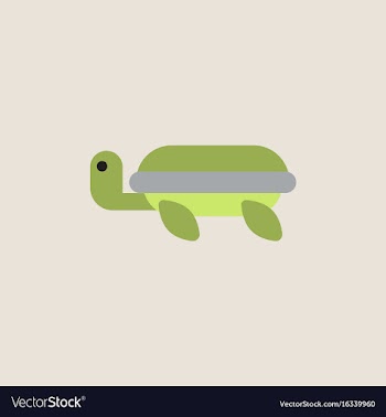 Sea turtle icon vector image