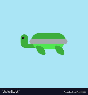 Sea turtle icon vector image