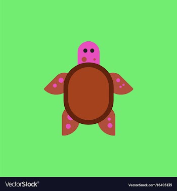 Sea turtle icon vector image