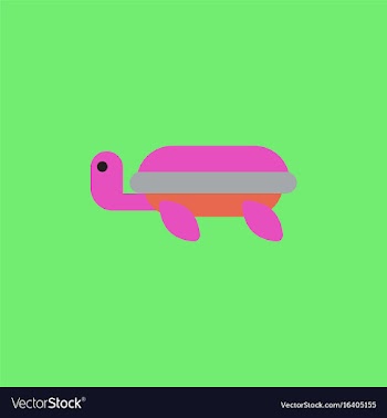 Sea turtle icon vector image