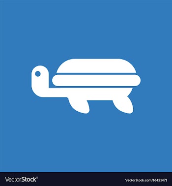 Sea turtle icon vector image