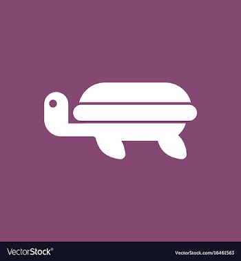 Sea turtle icon vector image