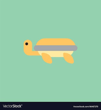 Sea turtle icon vector image