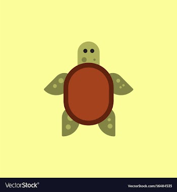 Sea turtle icon vector image