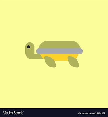 Sea turtle icon vector image