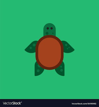 Sea turtle icon vector image