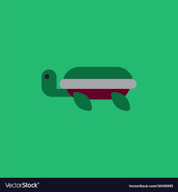 Sea turtle icon vector image