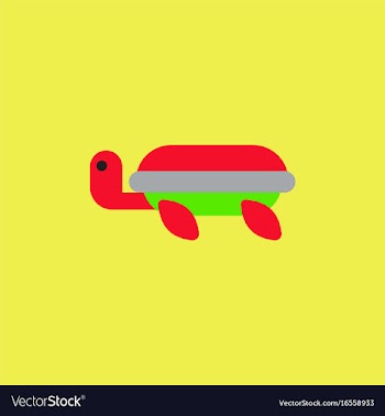 Sea turtle icon vector image