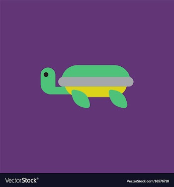 Sea turtle icon vector image