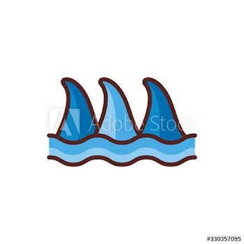sea wave water line color style