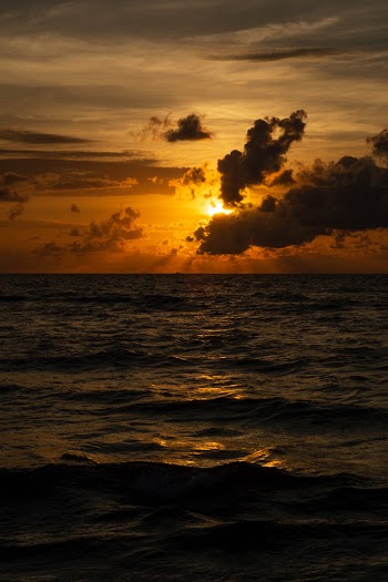 Sea Waves during Golden Hour